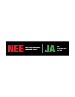 Nee - Ja sticker