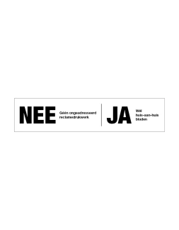 Nee - Ja sticker - DS1001020