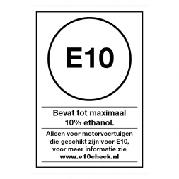 E10 (Benzine) sticker - DS1001074