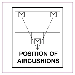 Position of aircushions sticker