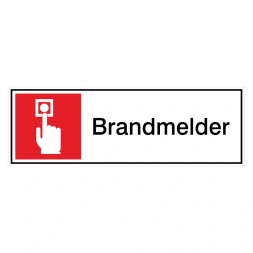 Brandmelder sticker - DS1000095