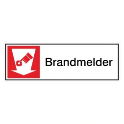 Brandmelder sticker - DS1000078