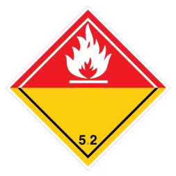 Organische peroxiden (ADR 5.2) sticker - DS1001513