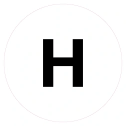 Magazijnsticker H (wit)