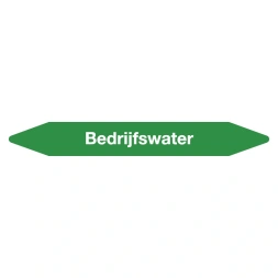 Leidingmarker Bedrijfswater sticker - DS1001675