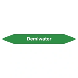 Leidingmarker Demiwater sticker