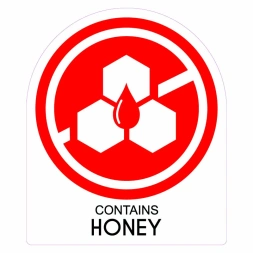 Contains honey