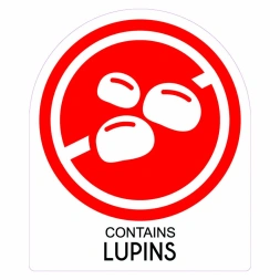 Contains lupins