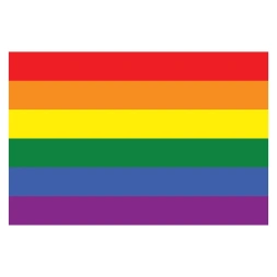 Traditionele Gay Pride vlag sticker