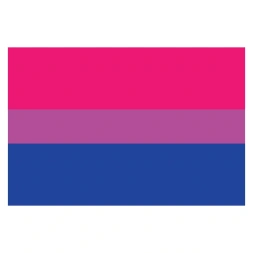 Bisexual pride vlag sticker