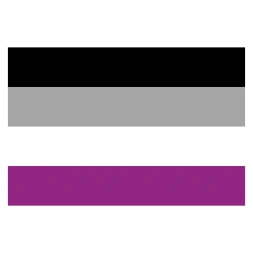 Asexual pride vlag sticker