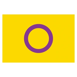 Intersex Pride vlag sticker