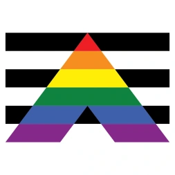 Ally pride vlag sticker