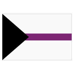 Demisexual pride vlag sticker