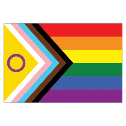 Intersex-Inclusive Pride vlag sticker