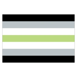 Agender pride vlag sticker