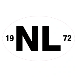 NL - 1972 sticker