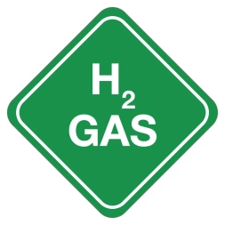 H2 (waterstof) GAS sticker