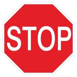 Stop sticker - DS1000222