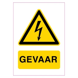 GEVAAR! sticker