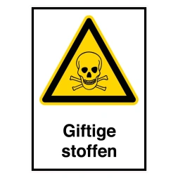 Giftige stoffen sticker - DS1000421