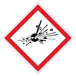 Explosiegevaar (GHS) sticker