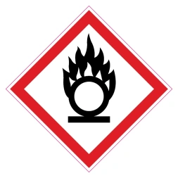 Brandbevorderend (GHS) sticker