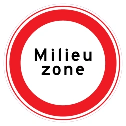 Milieuzone sticker