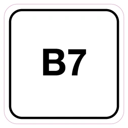 B7 (Diesel) sticker