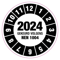 Keuringssticker NEN 1004