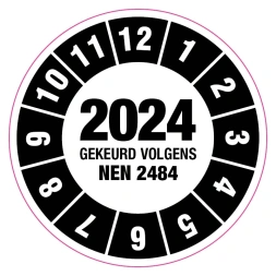 Keuringssticker NEN 2484