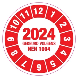 Keuringssticker NEN 1004 - DS1000497