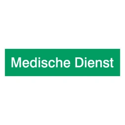 Medische dienst sticker