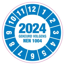 Keuringssticker NEN 1004 - DS1000507