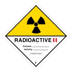 Radioactief (ADR 7B) sticker