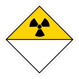 Radioactief (ADR 7D) sticker