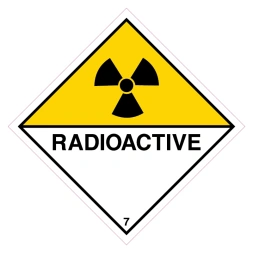 Radioactief (ADR 7DA) sticker