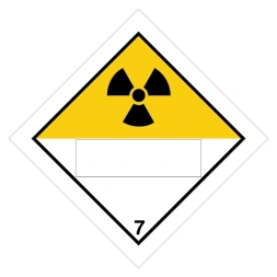 Radioactief sticker