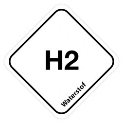 H2 (Waterstof) sticker