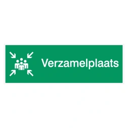 Verzamelplaats bij calamiteit sticker - DS1000040