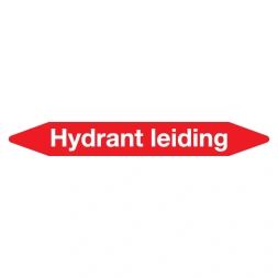 Leidingmarker Hydrantleiding sticker