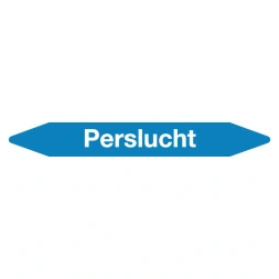 Leidingmarker perslucht sticker