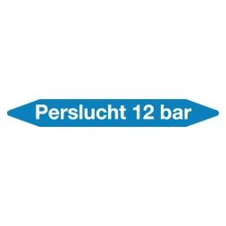 Leidingmarker perslucht (12 bar) sticker