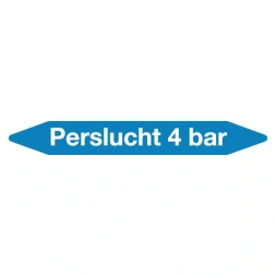 Leidingmarker perslucht (4 bar) sticker