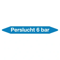 Leidingmarker perslucht (6 bar) sticker