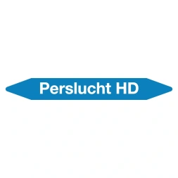 Leidingmarker perslucht (HD) sticker