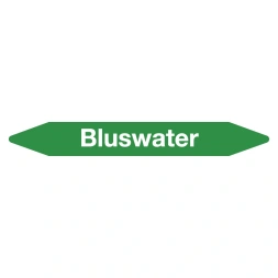 Leidingmarker bluswater sticker - DS1000964