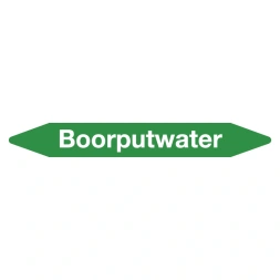 Leidingmarker boorputwater sticker