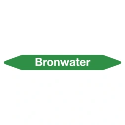 Leidingmarker bronwater sticker