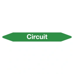 Leidingmarker circuit sticker